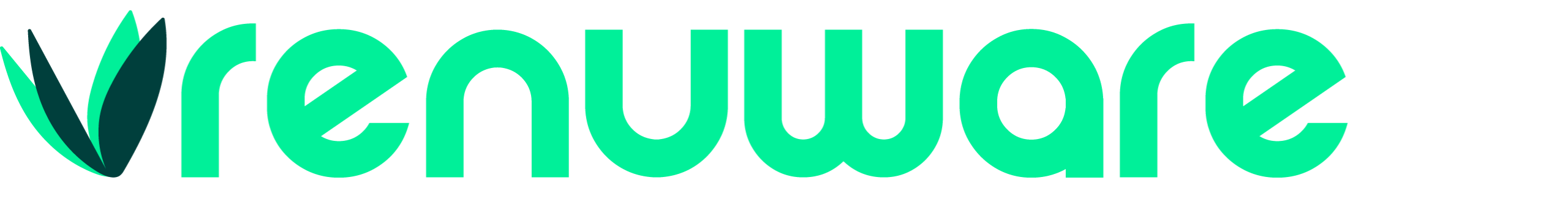 Renuware logo Light green 